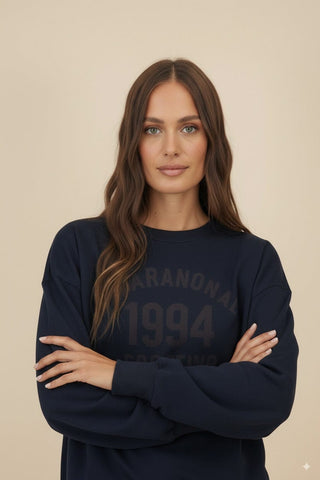 Felpa - Felpa girocollo san francisco 1994 - Blu - vevi.it