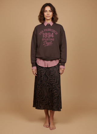 Felpa - Felpa girocollo san francisco 1994 - Crema - vevi.it