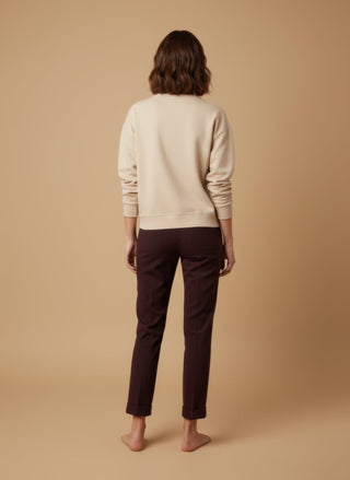 Felpa - Felpa girocollo san francisco 1994 - Crema - vevi.it