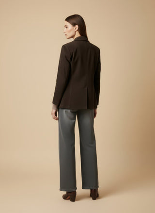 Giacca - Giacca 2 bbottoni velluto - Moro - VEVI