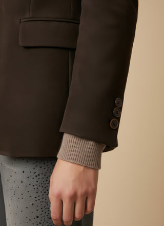 Giacca - Giacca 2 bbottoni velluto - Moro - VEVI