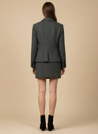 Giacca - Giacca Chanel Tessuto Diagonale - Nero - VEVI