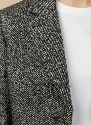 Giacca - Giacca Chanel Tessuto Diagonale - Nero - VEVI