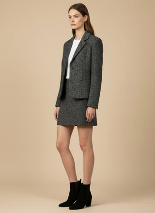 Giacca - Giacca Chanel Tessuto Diagonale - Nero - VEVI