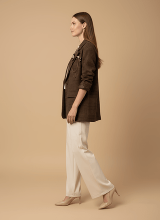 Giacca - Giacca galles spille - Marrone/ruggine - vevi.it