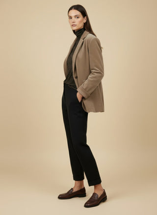 Giacca - Giacca oversize velluto - Moro - VEVI