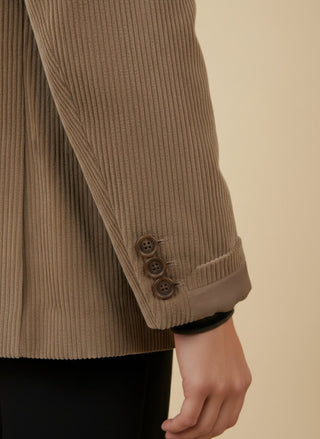 Giacca - Giacca oversize velluto - Moro - VEVI