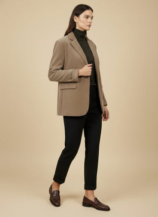 Giacca - Giacca oversize velluto - Moro - VEVI