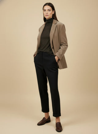 Giacca - Giacca oversize velluto - Moro - VEVI