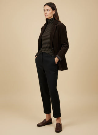 Giacca - Giacca oversize velluto - Moro - VEVI