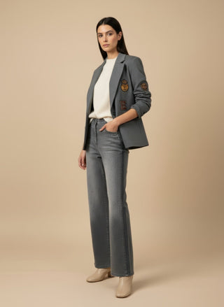 Giacca - Giacca patch - Grigio - VEVI