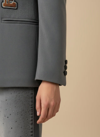 Giacca - Giacca patch - Grigio - VEVI