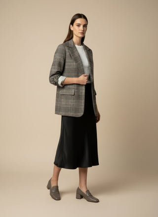 Giacca - Giacca principe di galles - Grigio - VEVI