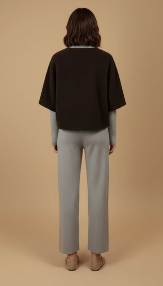 Giacchino - Giacchino m/m girocollo tessuto soft touch - Moro - vevi.it