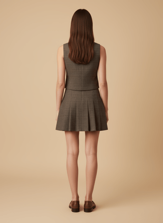 Gilet - Gilet galles - Marrone - vevi.it