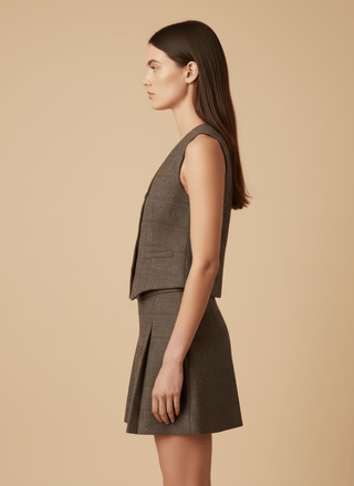 Gilet - Gilet galles - Marrone - vevi.it