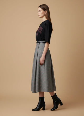 Gonna - Gonna galles elastico dietro - Grigio - vevi.it