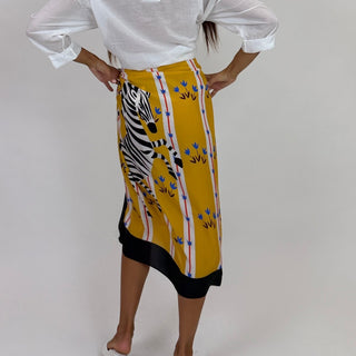 Gonna - Gonna pareo fantasia zebra CVE383-6 - Nero - VEVI