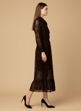 Gonna - Gonna pizzo e gala - Marrone - vevi.it