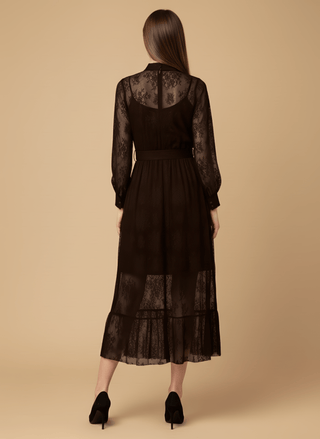 Gonna - Gonna pizzo e gala - Marrone - vevi.it