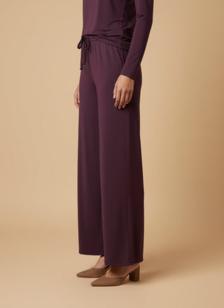 Maglia - Maglia cut out accessorio - Burgundy - vevi.it