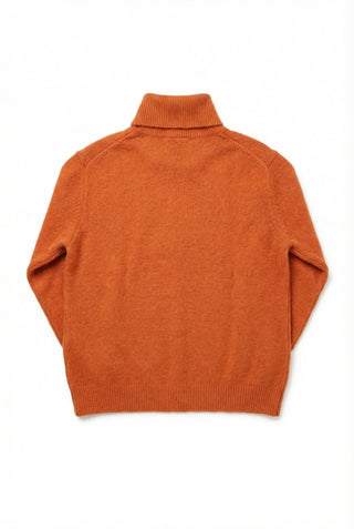  - Maglia dolcevita baby alpaca cxa 24655 - Arancio - VEVI