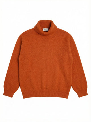  - Maglia dolcevita baby alpaca cxa 24655 - Arancio - VEVI