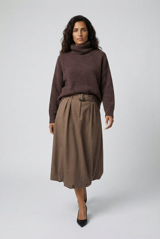  - Maglia dolcevita baby alpaca cxa 24655 - Moro - VEVI