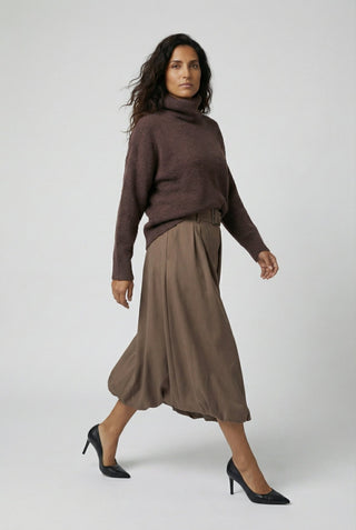  - Maglia dolcevita baby alpaca cxa 24655 - Moro - VEVI