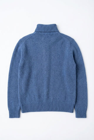 Maglia - Maglia dolcevita cashmere afa 6662 - Avio - VEVI