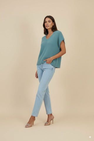 Maglia - Maglia gilet80% kid mohair - Carta zucchero - vevi.it