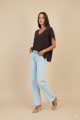 Maglia - Maglia gilet80% kid mohair - Moro - vevi.it