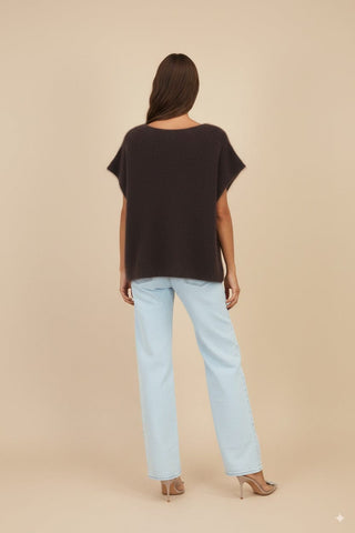 Maglia - Maglia gilet80% kid mohair - Moro - vevi.it