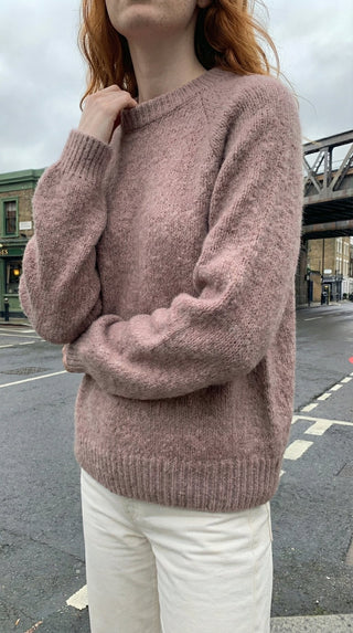 Maglia - Maglia girocollo alpaca 25513 - Beige - VEVI