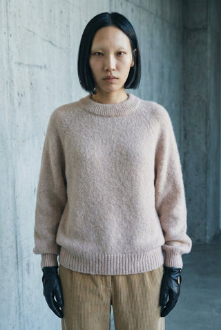 Maglia - Maglia girocollo alpaca 25513 - Tortora - VEVI