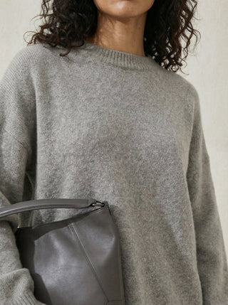 Maglia - Maglia girocollo fine wool CXA 24623 - Beige - VEVI