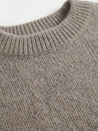 Maglia - Maglia girocollo fine wool CXA 24623 - Beige - VEVI