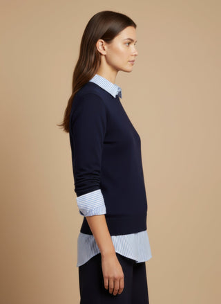 Maglia - Maglia girocollo misto lana - vevi.it