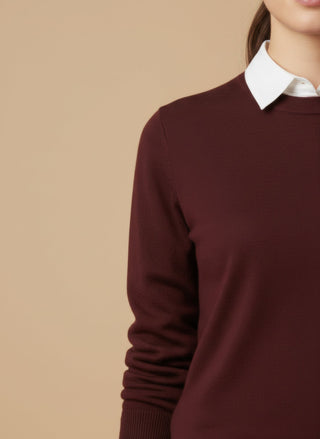 Maglia - Maglia girocollo misto lana - vevi.it