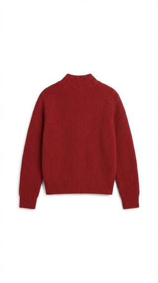 Maglia - Maglia lupetto 100% lana a2a 1862 - Bordeaux - VEVI