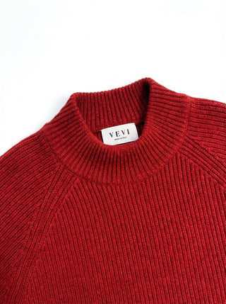 Maglia - Maglia lupetto 100% lana a2a 1862 - Bordeaux - VEVI