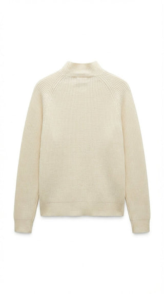 Maglia - Maglia lupetto 100% lana a2a 1862 - Panna - VEVI