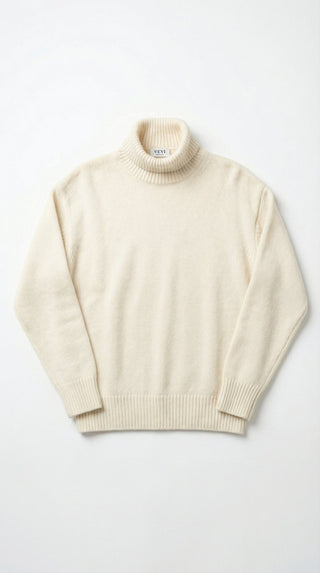 Maglia - Maglia lupetto 100% Lana a2a 1892 - Panna - VEVI