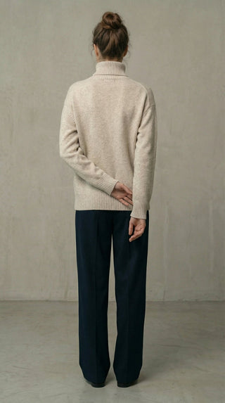 Maglia - Maglia lupetto 100% Lana a2a 1892 - Panna - VEVI