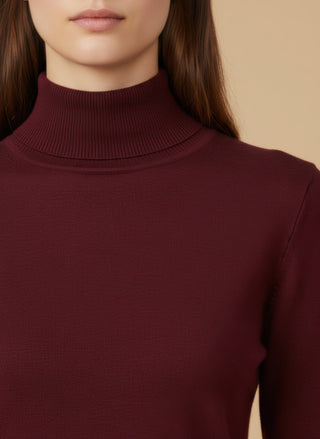 Maglia - Maglia man. sbuffo - Bordeuax - vevi.it