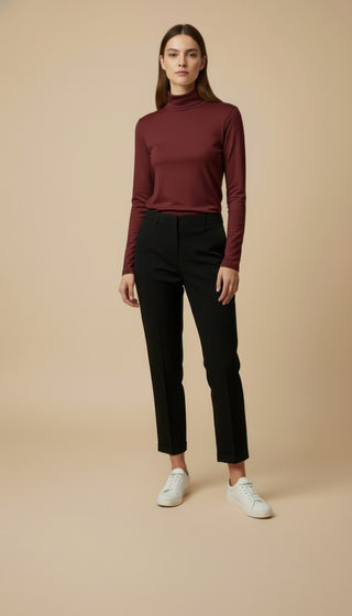 Maglia - Maglia m/l dolcevita cashmere - Marrone - VEVI