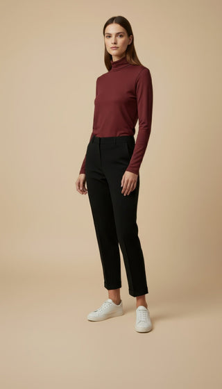 Maglia - Maglia m/l dolcevita cashmere - Marrone - VEVI