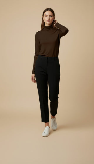 Maglia - Maglia m/l dolcevita cashmere - Marrone - VEVI