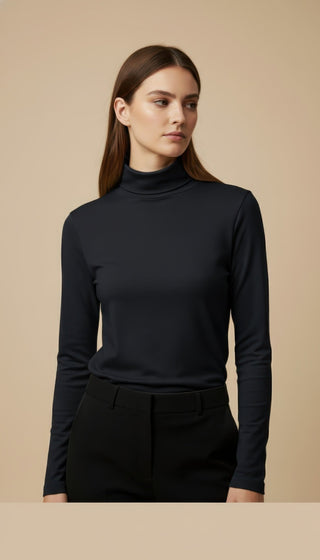 Maglia - Maglia m/l dolcevita cashmere - Marrone - VEVI