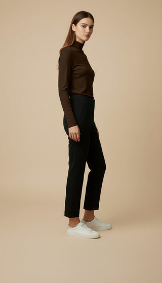 Maglia - Maglia m/l dolcevita cashmere - Marrone - VEVI